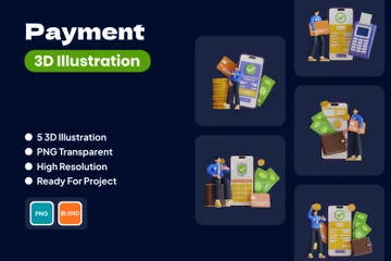 Payment 3D Illustration Pack