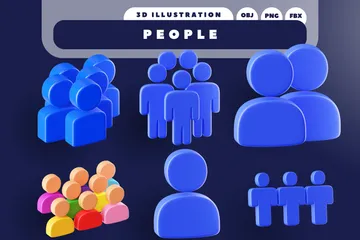 People 3D Icon Pack