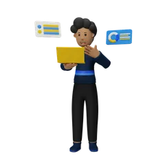 Persona de negocios Paquete de Illustration 3D