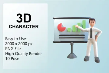 Personnage Pack 3D Illustration