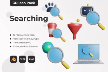 Procurando Pacote de Icon 3D