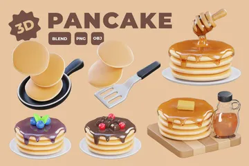 Pfannkuchen 3D Icon Pack