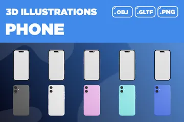 Phone 3D Icon Pack