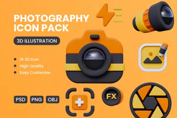 La photographie Pack 3D Icon