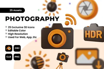 La photographie Pack 3D Icon