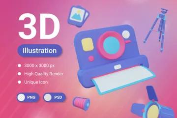 Photography 3D Illustration Pack