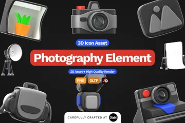 Photography Vol2 3D Icon Pack