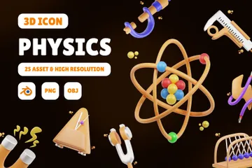 Physics 3D Icon Pack