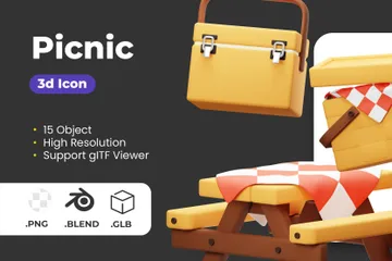 ピクニック 3D Iconパック