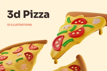 Pizza Pack 3D Illustration