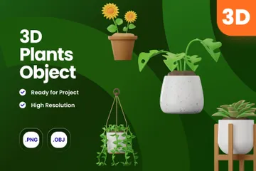 Plantes Pack 3D Icon