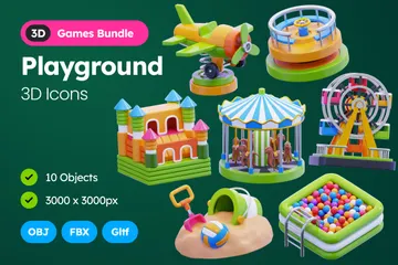 Playground 3D Icon Pack