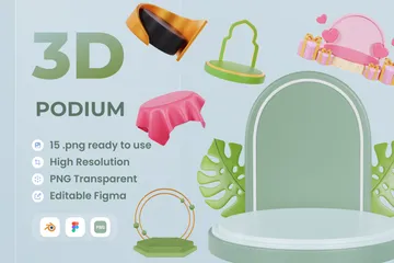 Podium Pack 3D Icon