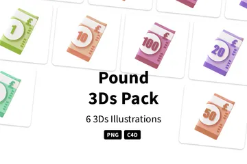 Pound 3D Icon Pack