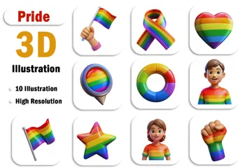 Pride 3D Icon Pack