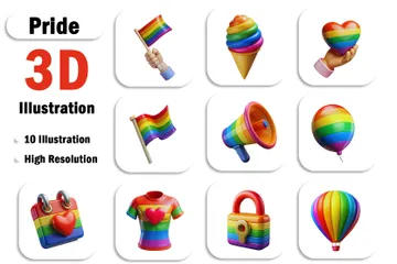 Pride 3D Icon Pack