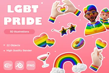 Pride Month 3D Icon Pack