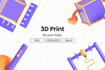 Print 3D Icon Pack