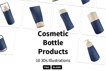 Productos de botellas cosméticas Paquete de Icon 3D