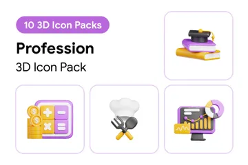 Profession Pack 3D Icon