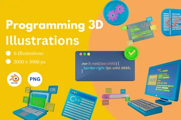 Programação Pacote de Icon 3D