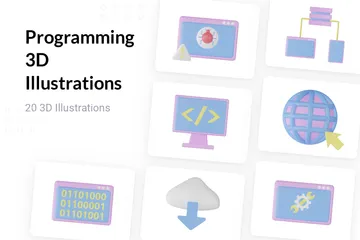 Programación 3D Illustration Pack