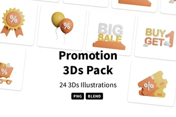 Promoção Pacote de Icon 3D