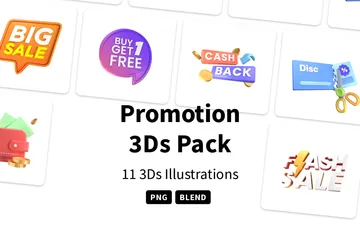 Promotion 3D Icon Pack