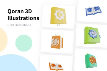 Quran 3D Illustration Pack