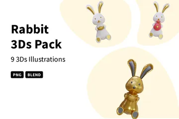 Rabbit 3D  Pack