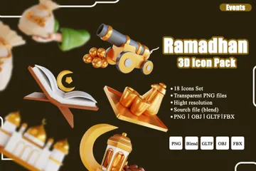 Ramadã Pacote de Icon 3D