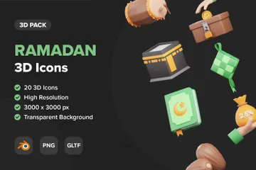 Ramadã Pacote de Icon 3D