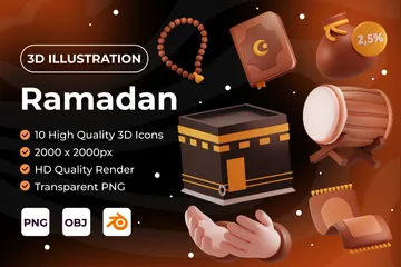 Ramadã Pacote de Icon 3D