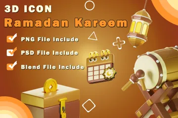 Ramadã Pacote de Icon 3D