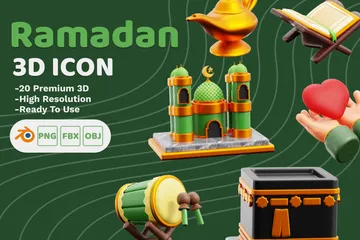 Ramadã Pacote de Icon 3D