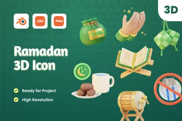 Ramadã Pacote de Icon 3D