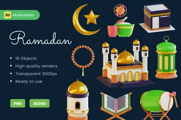 Ramadã Pacote de Icon 3D