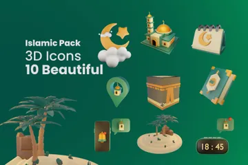 Ramadã Pacote de Icon 3D