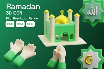 Ramadã Pacote de Icon 3D