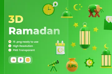 Ramadã 3D Icon Pack