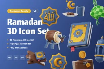 Ramadã Pacote de Icon 3D