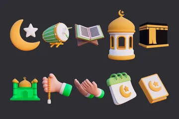 Ramadã Pacote de Icon 3D