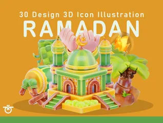 Ramadã Pacote de Icon 3D