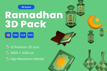 Ramadã 3D Icon Pack