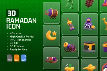 Ramadã Pacote de Icon 3D