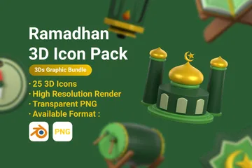 Ramadã Pacote de Icon 3D