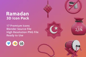 Ramadã Pacote de Icon 3D