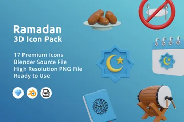 Ramadã Pacote de Icon 3D