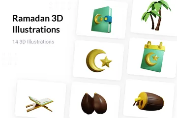 Ramadan Pack 3D Illustration