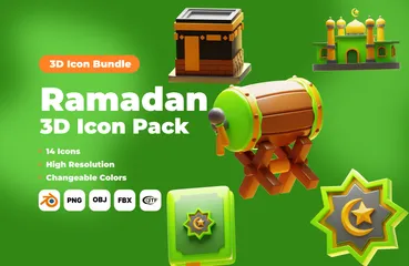 RAMADAN 3D Illustration Pack